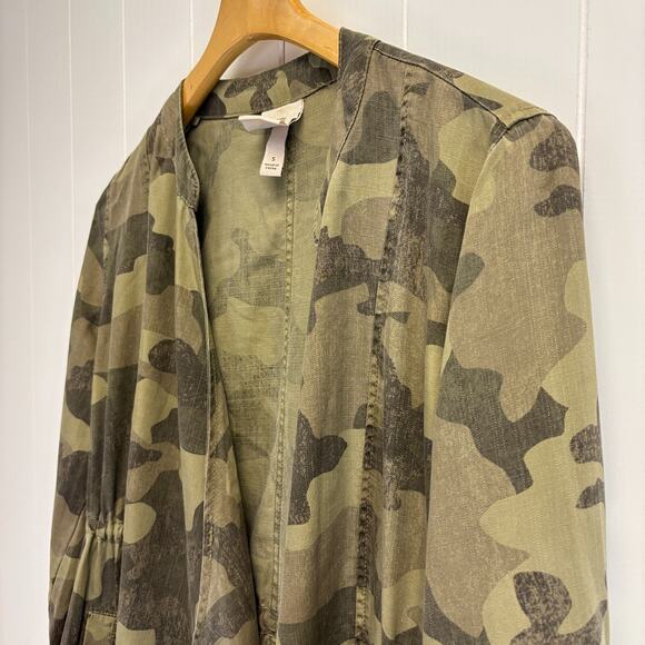 Knox Rose Women's Lightweight Boho Indie Camo Jacket Size S Farm Girl America - Picture 10 of 10